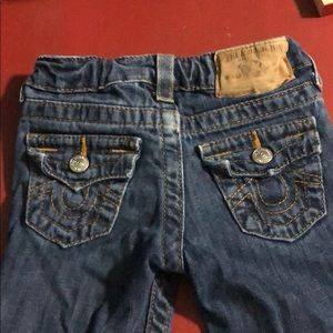 3T boys true religion straight leg jeans